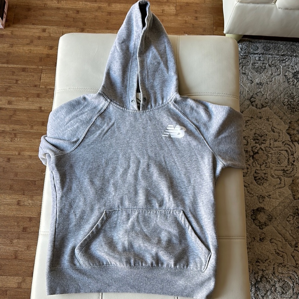 NB New Balance gray hoodie in S